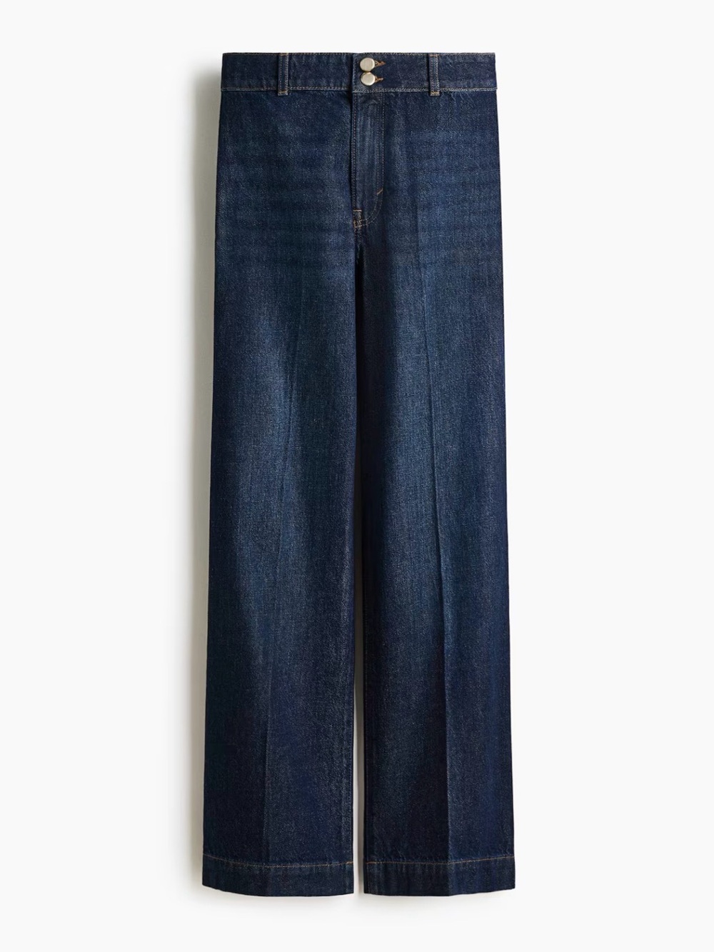 H&M Wide Leg Jeans in Dark Blue Size 2 Women’s